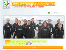 Tablet Screenshot of leolagrange-colombelles.com